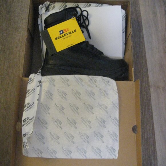 Belleville 8 inch Maximalist Tactical Boot Black Size 9 Wide - Picture 5 of 5